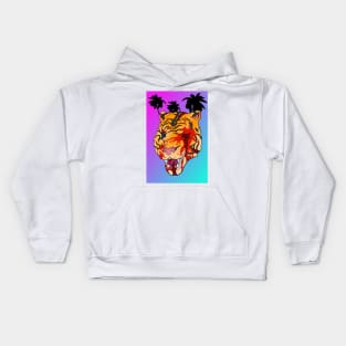 TIGER BLOOD MASK Kids Hoodie